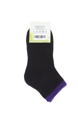 Носки детские черно-фиолетовые 11P484-3