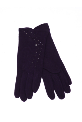 Перчатки женские фиолетовые 11P431