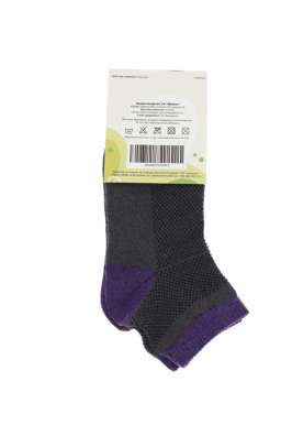 Носки детские серо-фиолетовые 11P494-1