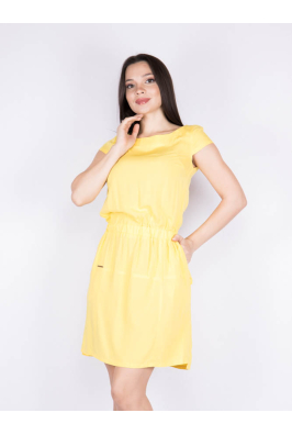 Платье желтое 265P9737