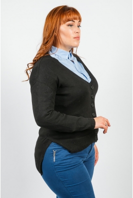 Кардиган женский мягкий, на пуговицах 816K012