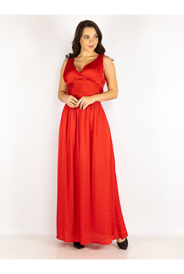Платье красное 265P8106