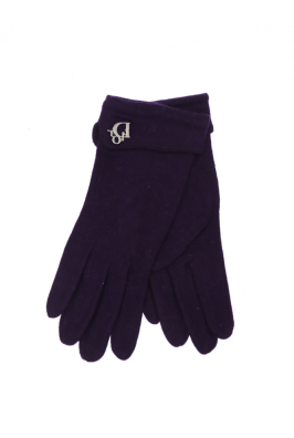 Перчатки женские фиолетовые 11P432