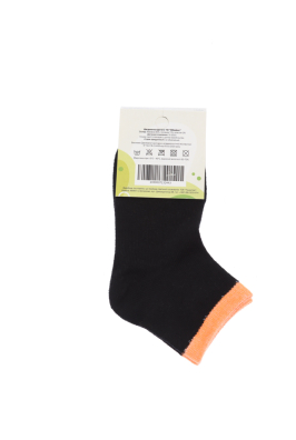 Носки детские черно-оранжевые 11P500-1