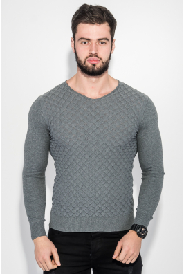Пуловер мужской фактурный узор 50PD3421