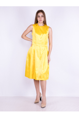 Платье желтое 265P073