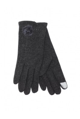 Перчатки женские темно-серые 11P438-2