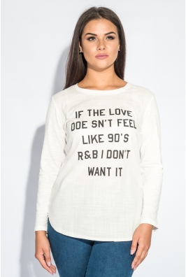 Джемпер женский с надписью 149V001-9