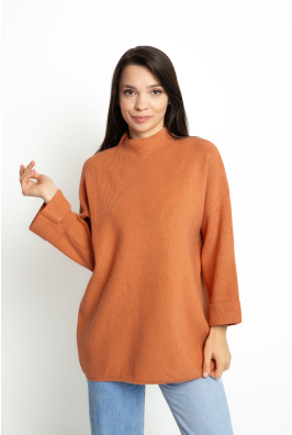 Свитер женский в рубчик Oversize 777A047-2