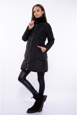 Куртка с меховым воротником 120PSKL6809