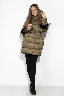 Женская куртка с перьями 120PSKL2269