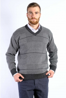 Пуловер мужской 85F900-1 батал