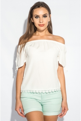 Блуза женская с завязками на плечах 266F011-3