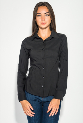 Блуза женская деловая, однотонная 489F001