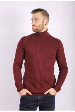 Гольф мужской бордовый 607F1414-2