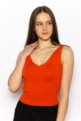 Женский топ с V-образным вырезом 630F003