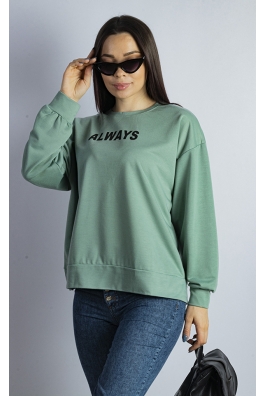 Свитшот женский мятный 85F567-7