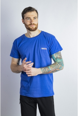 Футболка мужская батал 85F574-2 электрик