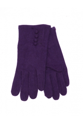 Перчатки женские фиолетовые 11P442