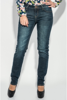 Джинсы женские потертые 243V001