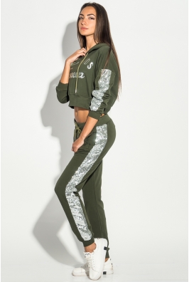 Костюм женский спортивный с пайетками 32P019