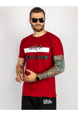 Футболка мужская бордовая 85F098-4