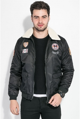 Куртка мужская с воротником из искусственного меха 178V001