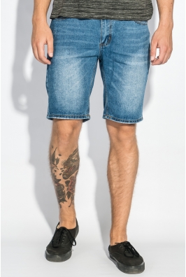 Шорты мужские джинс однотонные 442K007