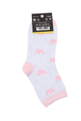 Носки женские сыетло-серый/розовые 11P503-3