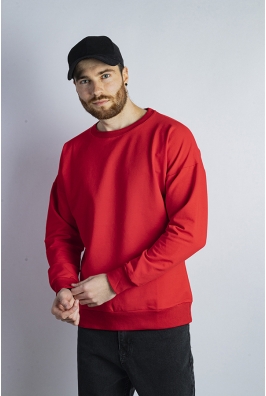 Свитшот мужской oversize 624F2047-3 красный