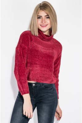 Свитер женский укороченный  128V001