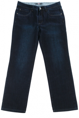 Джинсы мужские широкие, в темном оттенке 239V001