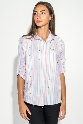 Рубашка женская в мелкую полоску 51P001