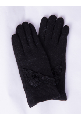Перчатки женские черные 11P449