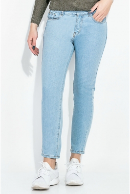 Джинсы женские с завышенной талией, светлые 19PL112 Джинсы женские с завышенной талией, светлые 19PL112