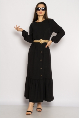 Легкое однотонное платье  640F001-1