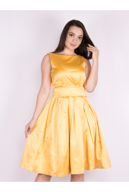 Платье желтое 265P9709-1