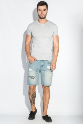 Шорты мужсие джинс светлые 475K003