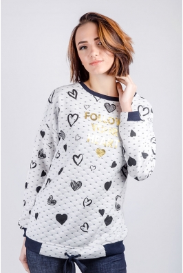 Толстовка женская принтованная 32P002-1