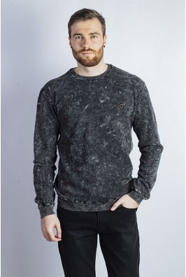 Свитшот мужской 624F2050 серая варенка