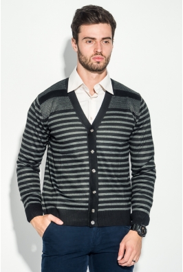Кардиган мужской комбинация узоров 50PD13508