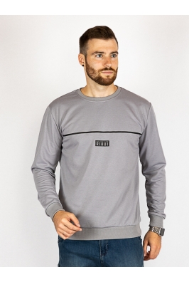 Свитшот мужской светло-серый 85F653-4