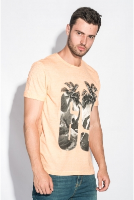 Футболка мужская яркая с подворотами 473F003