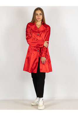 Плащ женский красный 199P116-12