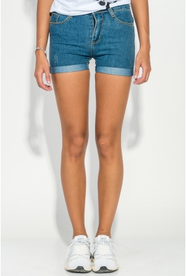 Шорты женские джинс с подворотом 19PL122-2