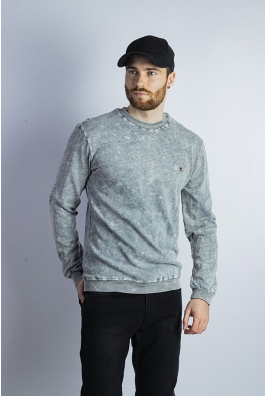 Свитшот мужской 624F2050-2 светло-серая варенка
