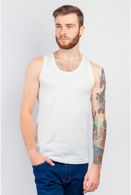 Майка мужская однотонная 385F002