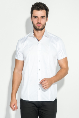 Рубашка мужская с декоративной строчкой 50P382-2