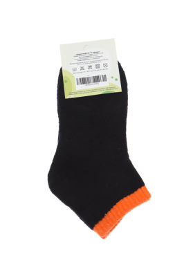 Носки детские черно-оранжевые 11P484