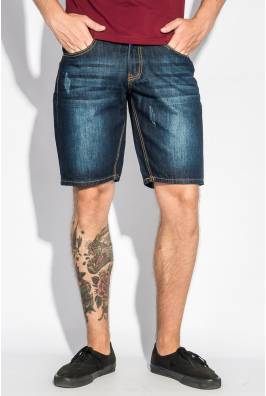 Шорты мужские джинс в темных оттенках 102V005-2